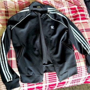 Adidas Black Track Jacket - Medium - Excellent Condition!